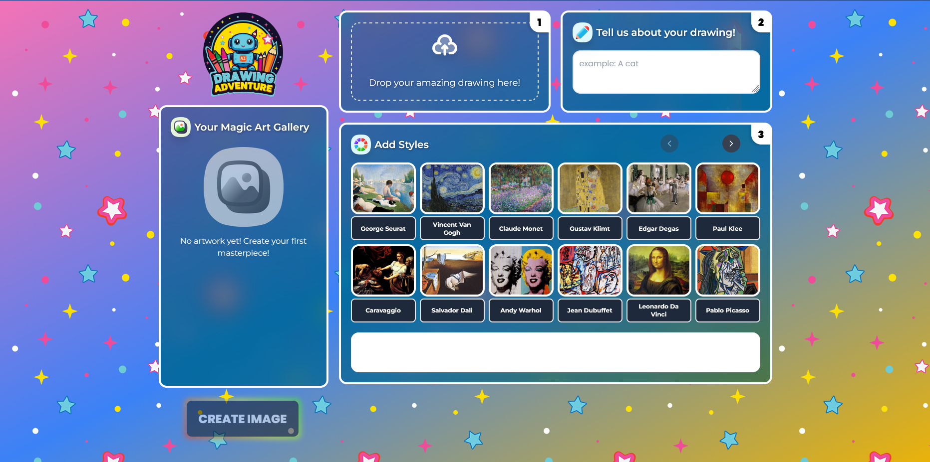 AI Art Education Platform