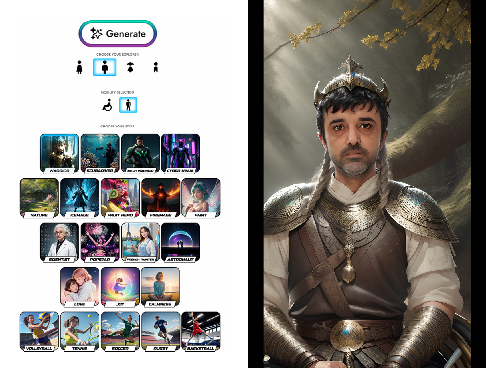 AI Selfie Installation